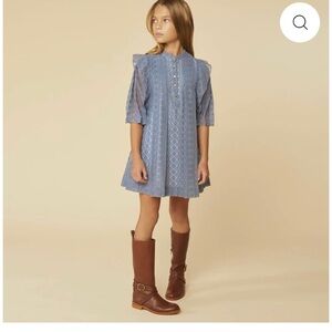 Brown Kids Boots Leather by Chloe